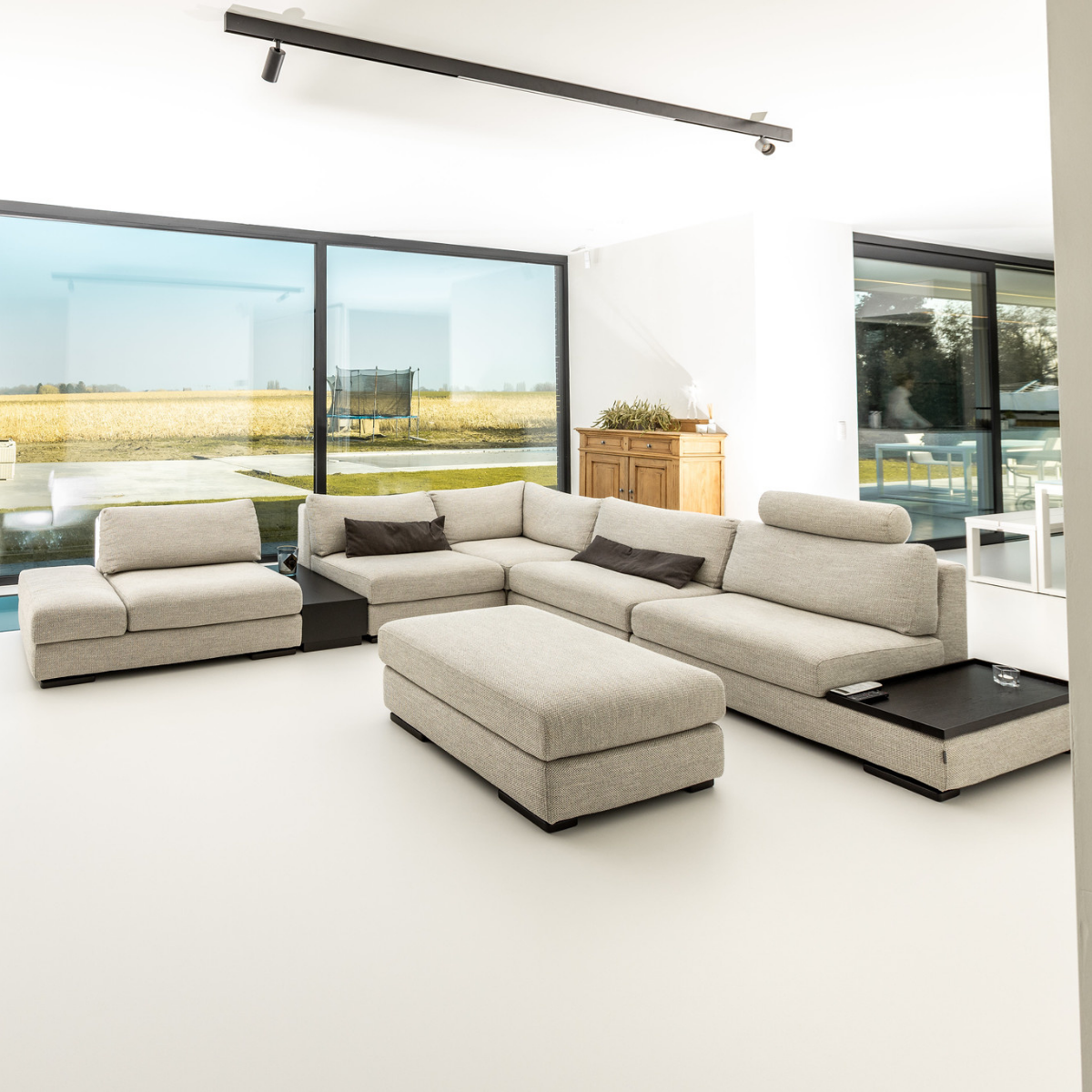 Soft Touch PU gietvloer met extra zacht loopcomfort en egale, matte afwerking