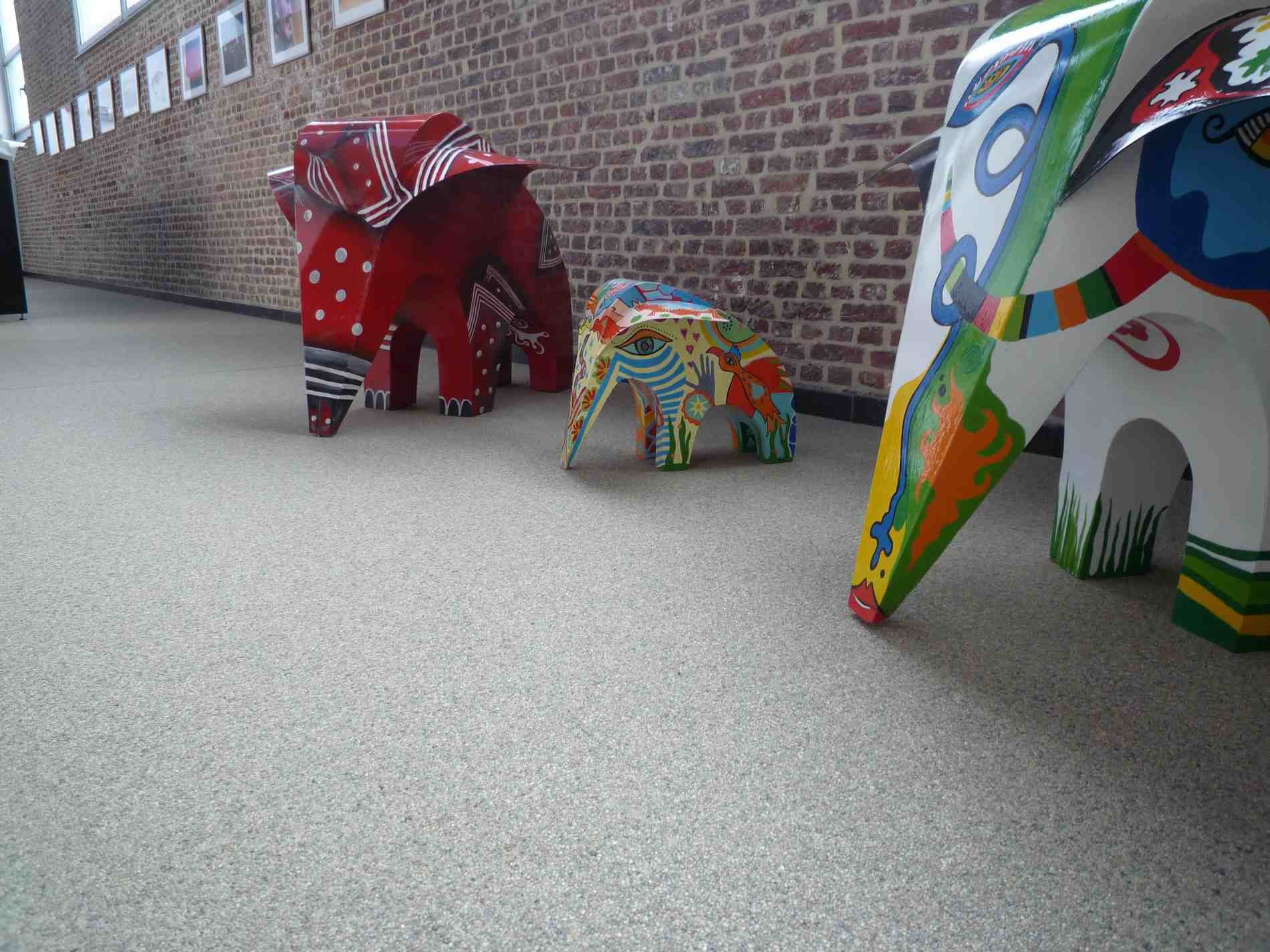 steentapijt vloer met decoratieve figuren en patronen